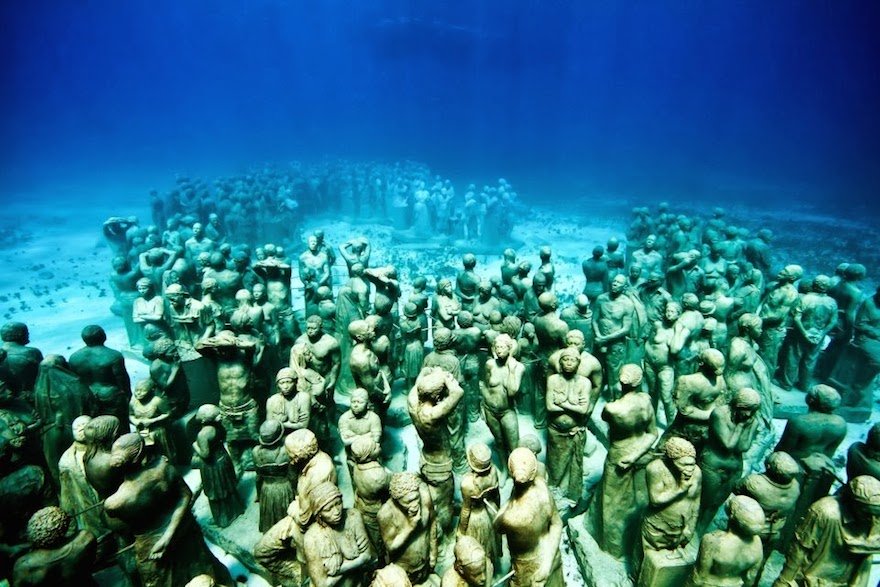 Подводный музей искусств в Канкуне
